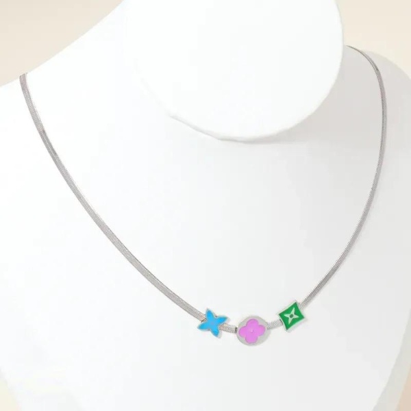 plated necklace